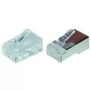 RJ-45 kištukas ShiverPeaks BS72051R-100 baltas (100 vnt.)