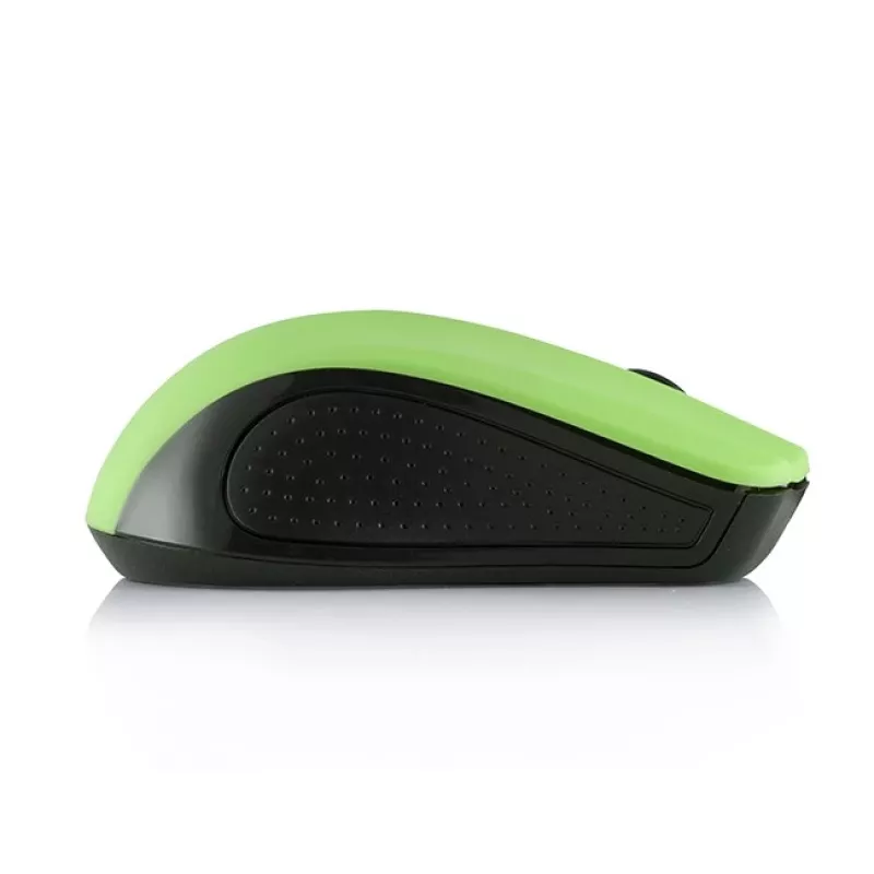 Belaidė optinė pelė Modecom MC-WM9 RF 1200 DPI, juoda/žalia