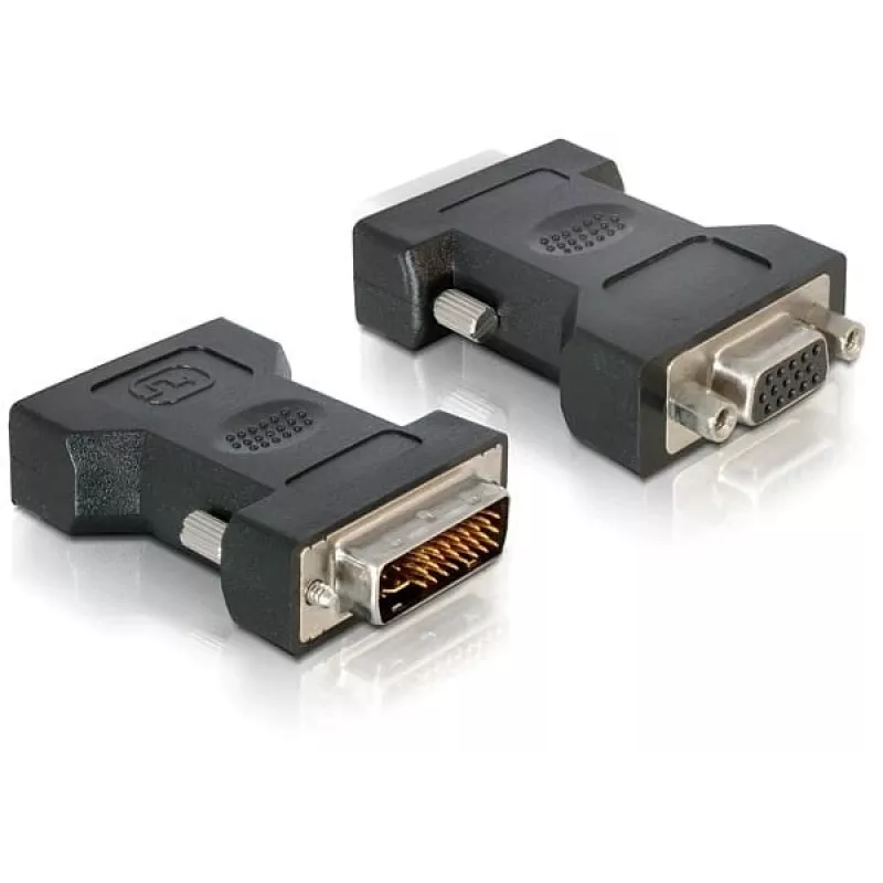 Adapteris Delock VGA 15pin kištukas į DVI 24+5 lizdas 65016