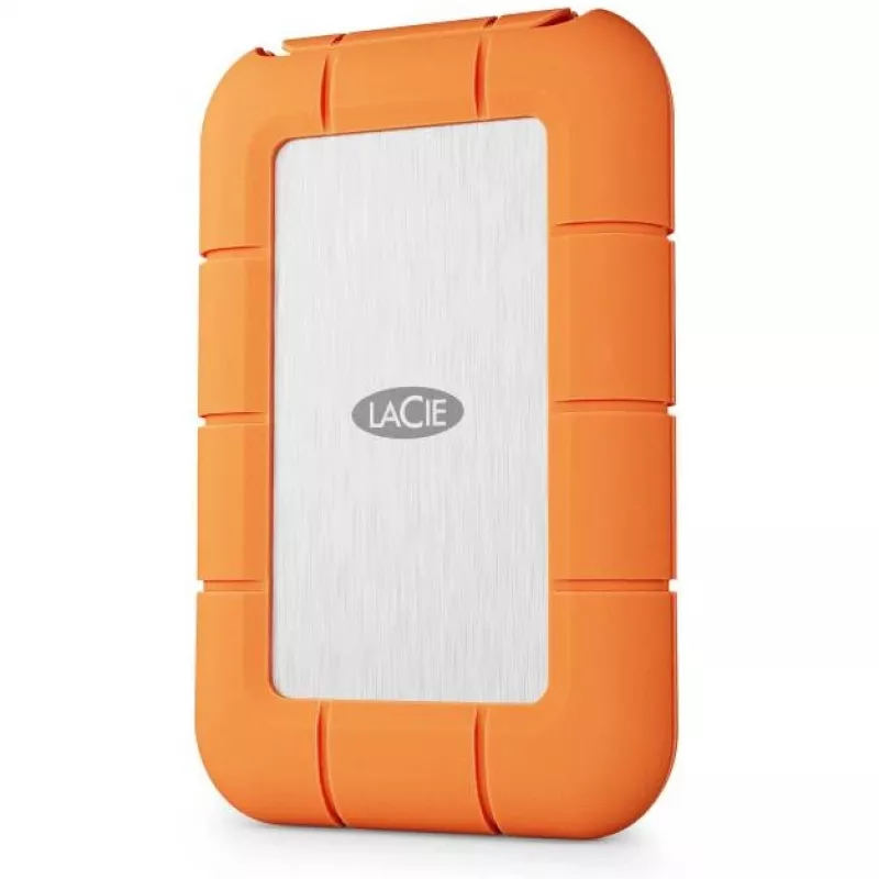 Išorinis SSD LaCie STND4000400 4 TB USB4 Gen 3x2 Thunderbolt USB Type-C, Oranžinis/Nerūdijantis plienas