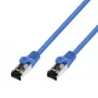 Patchcord LAN Extralink Kat.8.1 S/FTP 3 m Mėlynas 40G - varinis vytos poros kabelis (EX.38855)