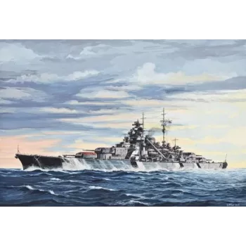 Lėktuvnešio modelis Revell Bismarck Surinkimo rinkinys 1:700