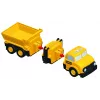 Transporto priemonių rinkinys Popular Playthings Mix or Match Vehicles Construction Black Yellow
