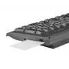 NATEC Moray ES laidinė pilno dydžio klaviatūra su USB, ispanišku QWERTY išdėstymu, 105 klavišais, ID kortelių skaitytuvu, 1,5 m laidu, juoda