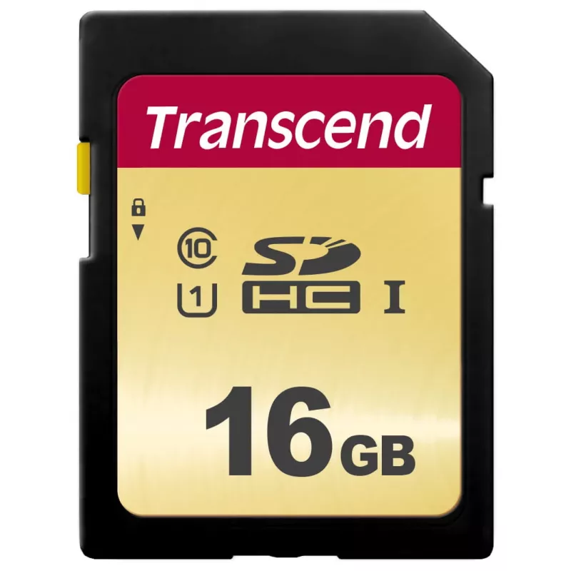 Transcend 16GB SDHC UHS-I 500S atminties kortelė