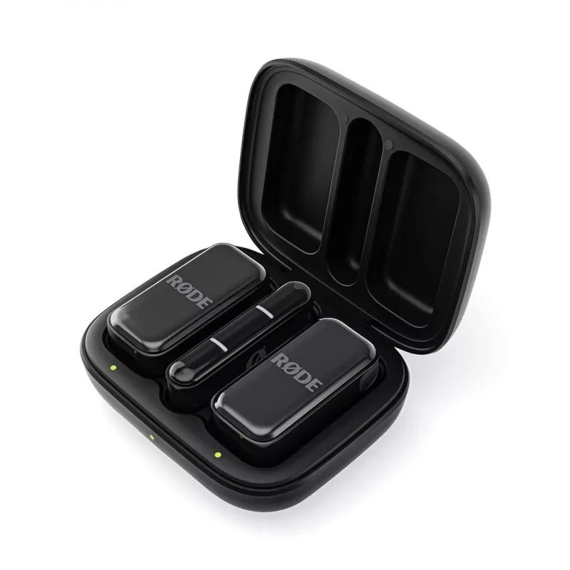 Belaidė mikrofono sistema Rode Wireless Micro Lightning – įvairiakryptė, 48 kHz, 24 bitų, 100 m atstumas, 7 h baterija