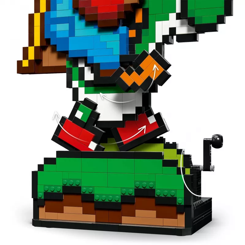 Konstruktorius LEGO Super Mario World Mario & Yoshi rinkinys 71438 – interaktyvios figūrėlės ir statomi žaidimo elementai