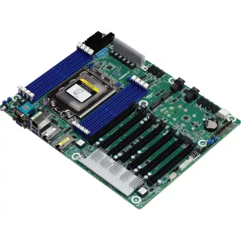 Serverinė pagrindinė plokštė ASRock ROMED8-2T/BCM, AMD EPYC 7003, Socket SP3, ATX, 8× DDR4 DIMM, 3× RJ-45, 10× SATA III, 7× PCIe x16 Gen4