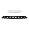 Laikiklis kabeliams DeLOCK trapecijos formos lipnus rinkinys 10 vnt juoda balta