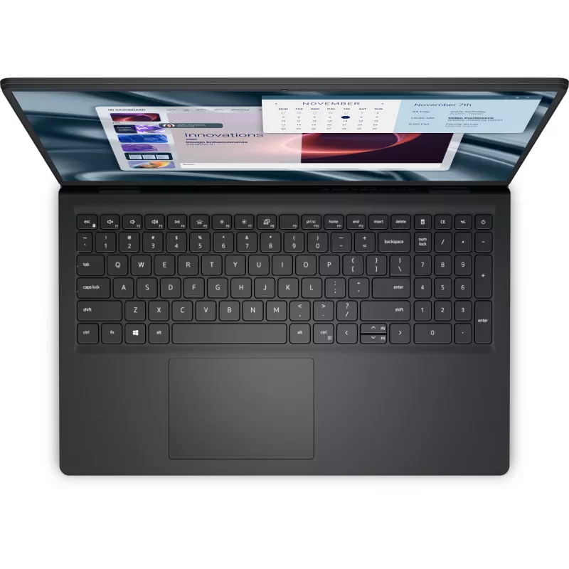 Nešiojamas kompiuteris Dell Pro 15 Essential PV15255 W11P R5-7520U | 8GB | 512GB | AMD Radeon 610M | FgrPr | WLAN+BT | 15.6 FHD | BcklKb | 3C | 65W | 3YPS Carbon Black (Plastikinis)