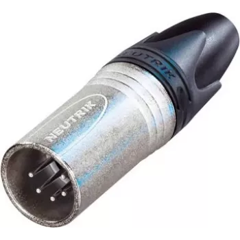 Neutrik XLR jungtis, tiesi, 5 polių, sidabrinė NC5MXX
