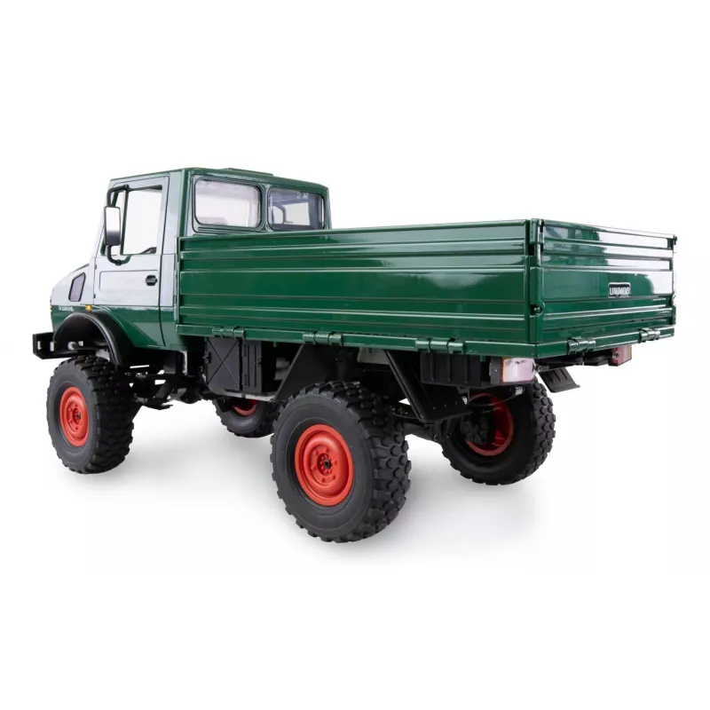 Amewi Mercedes‑Benz Unimog 1:12 mastelio nuotolinio valdymo automobilis 4WD, žalias