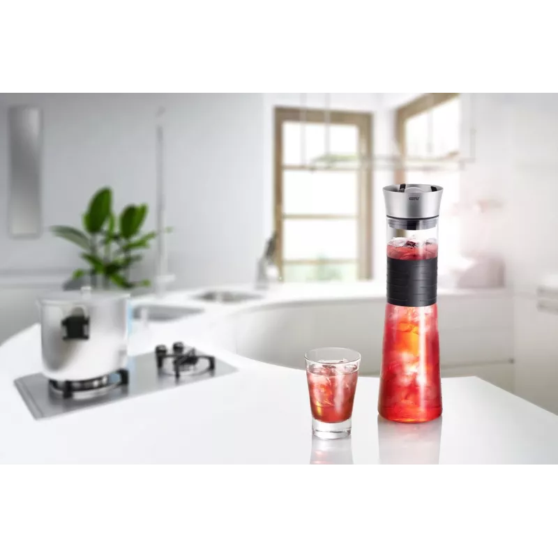 GEFU CASCADA vyno dekanteris 1 L, plastikas, nerūdijantis plienas