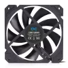 Ventiliatorius Alphacool 12 cm 3000 RPM 7.83 mmH2O Dvigubas rutulinis guolis Juodas 120x120x25 mm