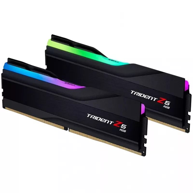 G.Skill Trident Z5 RGB XMP 32GB (2x16GB) DDR5 PC5-57600C34 7200MHz dviejų kanalų rinkinys - sidabrinis