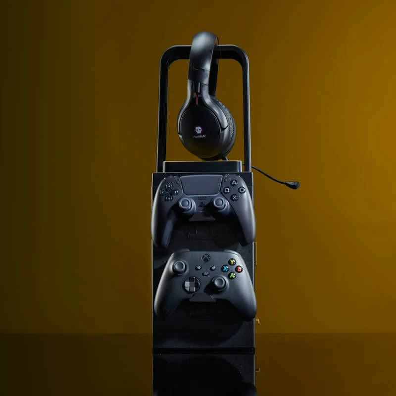 Numskull Games Oficialus Hogwarts Legacy žaidimų stovas diskams, Xbox, juodas, laidinis