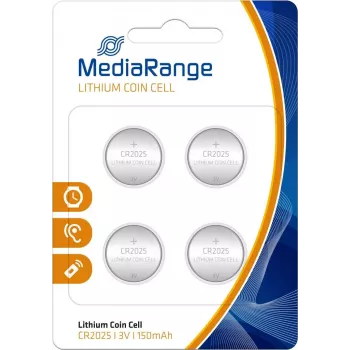 Vienkartinė baterija MediaRange MRBAT131 CR2025 (4 vnt.)