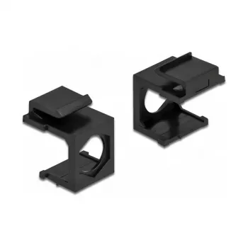DeLOCK 86739 juodas keystone dangtelis 9,7 mm skylei 4 vnt.