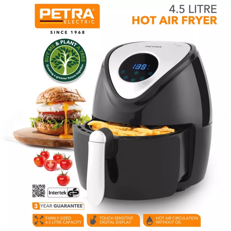 Karšto oro gruzdintuvė Petra PT4221VDEEU7 4,5 l
