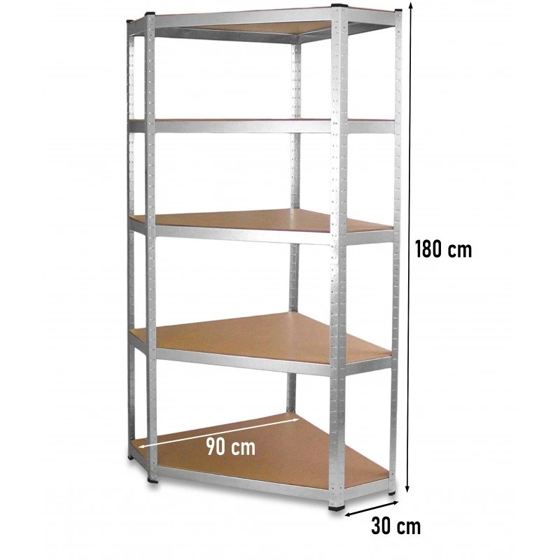 Garden tool storage rack top e shop Rack GC9030 — cinkuotas plienas ir MDF, 900x300x1800 mm, laisvai pastatomas arba tvirtinamas prie sienos, 875 kg talpa