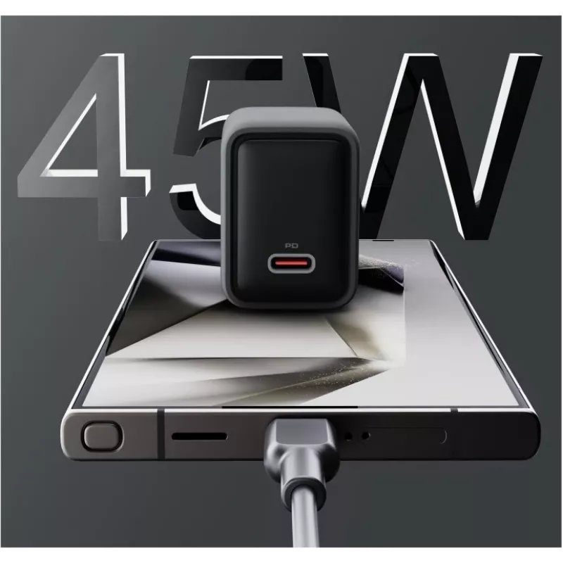Comet sieninis įkroviklis 1xUSB-C PD 45W PA-C2