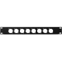 Priekinis skydelis Omnitronic Z-19 8x XLR D tipo 1U