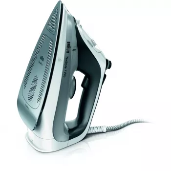 Braun TexStyle 7 Pro SI7149WB lygintuvas su garais EloxalPlus padas 2900 W juodas, baltas