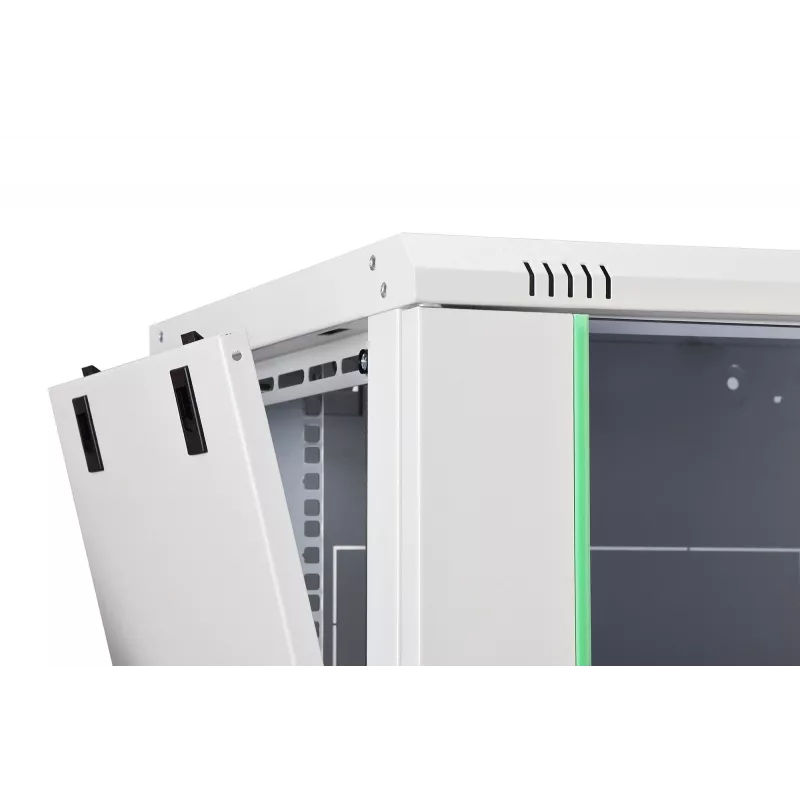 Sieninis 19 colių stovo spintas DIGITUS Dynamic‑N DN-37100, 7U, 600x450 mm (PxG), IP20, šviesiai pilka, neišmontuota