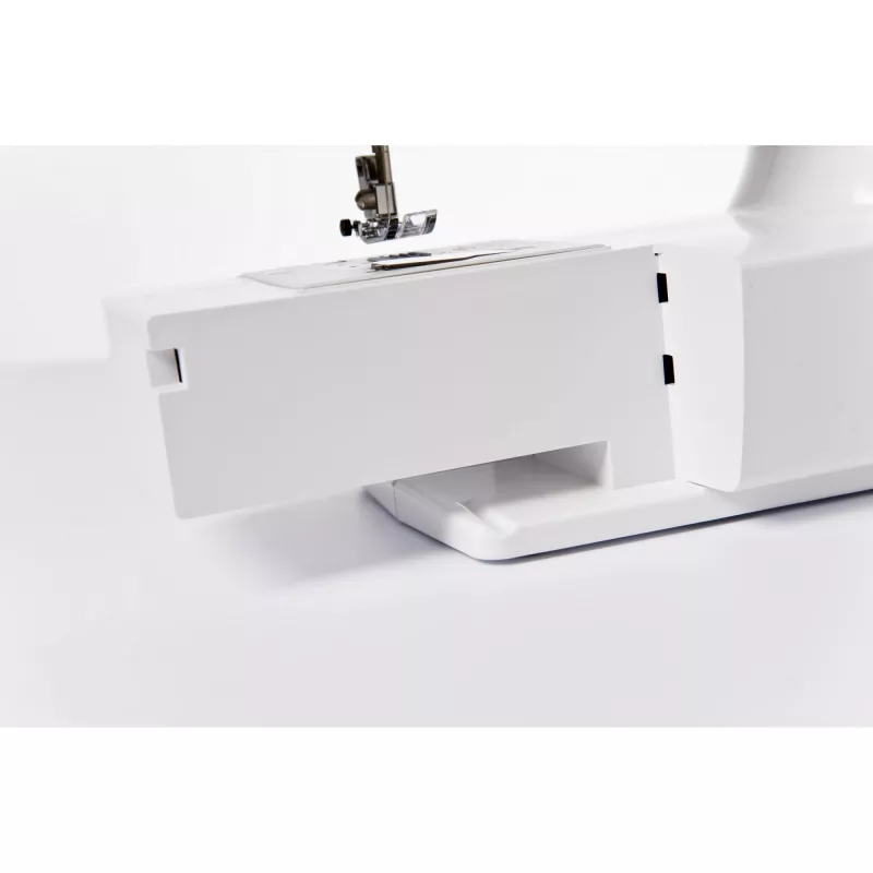 Buitinė siuvimo mašina Brother RH127VP2 – 27 programų, 820 RPM, 5 mm dygsnio plotis, laisva rankovė, LED ekranas