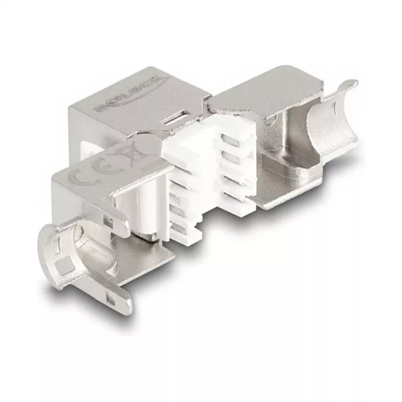 DeLOCK Keystone modulis RJ45 kištukas į LSA Cat.6A plonas be įrankių