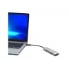USB-C dokų stotelė Port Designs 900162, 5 prievadų, 4K HDMI, 100W įkrovimas, sidabrinė