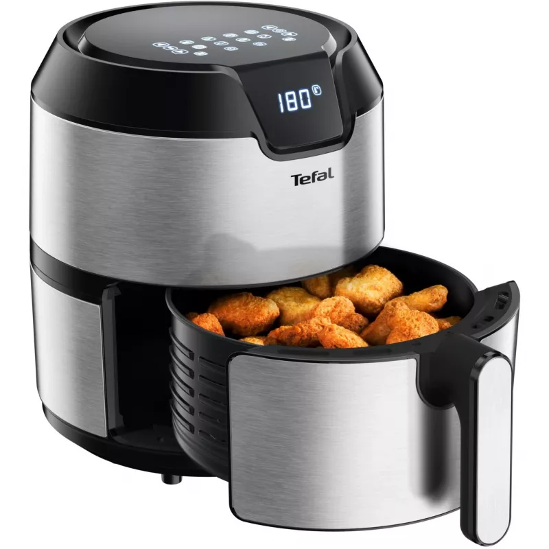 Tefal Easy Fry EY401D Karšto oro gruzdintuvė 4.2 L 1500 W Juoda, Nerūdijantis plienas
