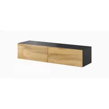 Cama TV stand VIGO 140 30/140/40 Juoda/wotan oak