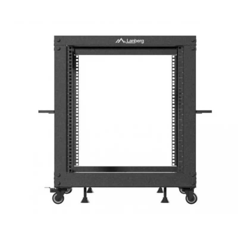 Atviras stovas LANBERG Open Rack OR01-6112-B 12U 600x600 reguliuojamas juodas