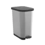 ROTHO Ribo Silver - šiukšliadėžė su pedalais – 35 l