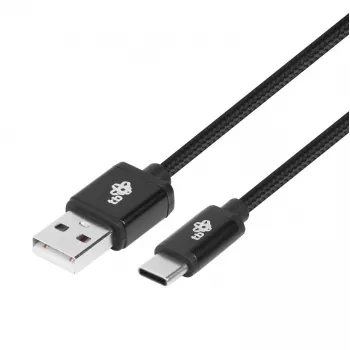 USB - USB C 3 m. juosta juoda