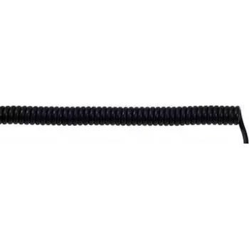 LAPP 73220252 Suvyniotas kabelis UNITRONIC® SPIRAL 300 mm / 1200 mm 4 x 0,25 mm² Juodas 5 vnt. (73220252)