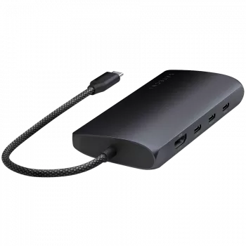 Satechi USB-C Multiport Adapter ST-P8KED – 6 prievadų, palaiko 8K raišką