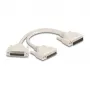 DeLOCK Serial Splitterio laidas 0,3 m, smėlio spalvos, DB-25 65959