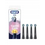 Oral-B iO Gentle Care keičiamos dantų šepetėlių galvutės, juodos, 4 vnt.