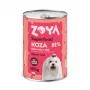 Šlapias šunų maistas ZOYA Superfood Goat 400 g – pilnavertis suaugusių šunų ėdalas su ožkiena, 400 g skardinė