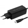 QOLTEC 52419 65W USB-C PD GaN įkroviklis nešiojamam kompiuteriui, 5V/20V 3A/3.25A, 220–240V, 1.8m laidas, juodas
