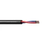 Garsiakalbių kabelis PROCAB CLS215-CCA/1 100m Juodas Varis AWG 16