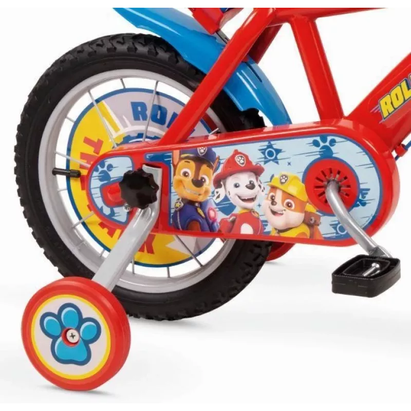 Vaikiškas dviratis 14 colių Paw Patrol raudonas 1478 berniukui naujas TOIMSA