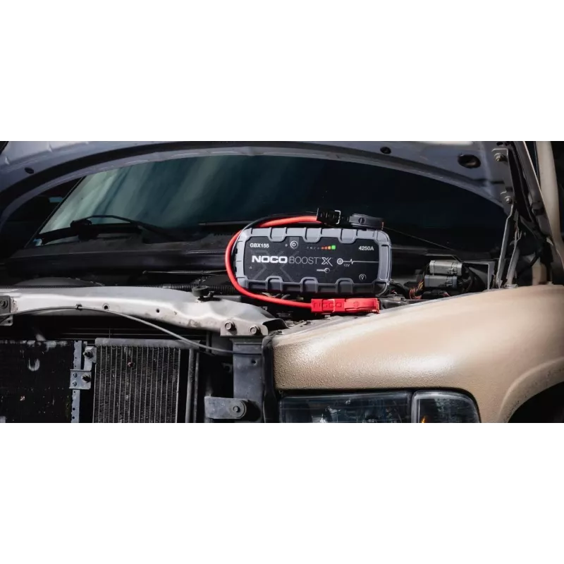 Automobilio užvedimo starteris NOCO GBX155, 4250 A, 99 Wh Li-Ion, 60 W įkrovimas, IP65, įmontuotas 500 lm LED žibintuvėlis