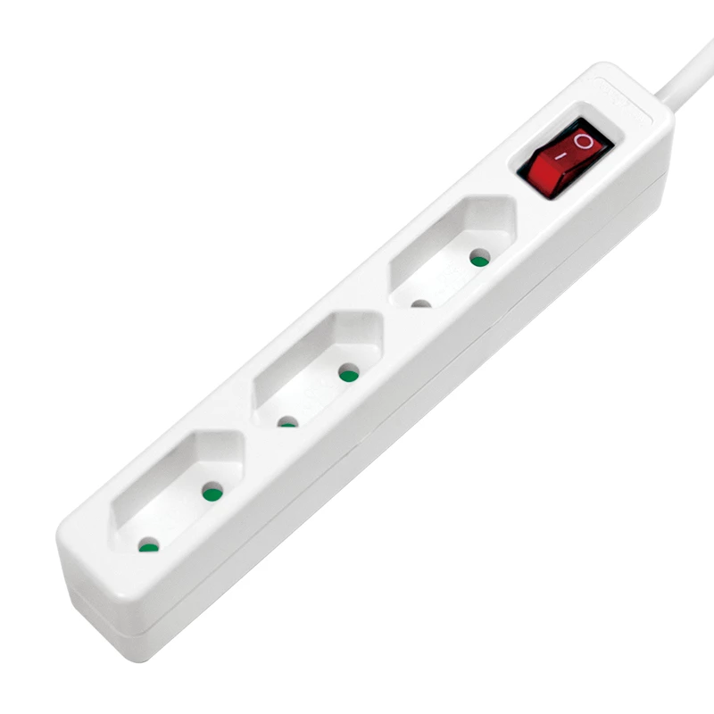 Prailginimo laidas LogiLink LPS230 1,5 m 3 kištukiniai lizdai vidaus naudojimui baltas