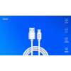 Savio USB 2.0 USB A - Micro USB balta CL-167 3 m laidas