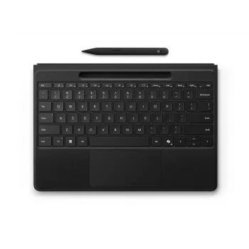 Microsoft Surface Pro Flex klaviatūra su jutikliniu kilimėliu ir Slim Pen dokovimo stotele, QWERTZ vokiškas, Bluetooth, juoda (8YU-00006)