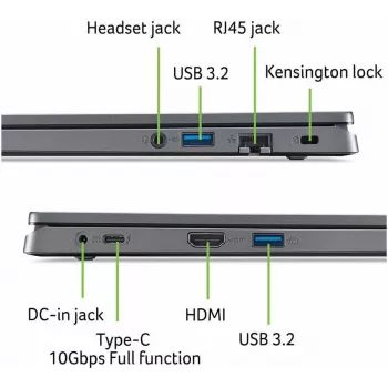 Nešiojamas kompiuteris Acer Aspire 17 A17-51GM 17,3 col. Intel Core 7 150U 16 GB RAM 1,024 TB SSD GF RTX 2050 Win 11 Home