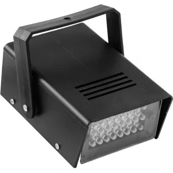 Stroboskopas EUROLITE 52200648 baltas – kompaktiškas diskotekų stroboskopas